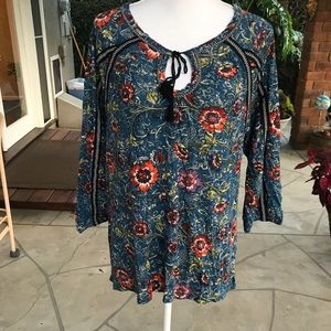 Lucky Brand Floral Tunic